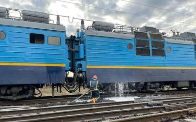 На Ровенщине загорелся поезд «Николаев - Рахов»