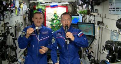 "Желаем мира, вместе мы все преодолеем!" Как космонавты поздравили с Новым годом