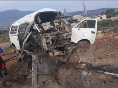 В Сирии ракетой уничтожен автобус с российскими наемниками