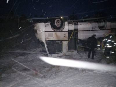 Автобус с пассажирами попал в ДТП в Ивановской области
