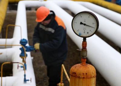 Украина снизила транзит газа в прошлом году на 38%