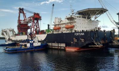 Власти США ввели санкции против российского судна-трубоукладчика «Фортуна»