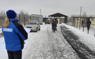 ОБСЕ зафиксировала снижение количества обстрелов в Донбассе