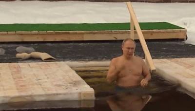 Иностранцев впечатлили крещенские купания Путина