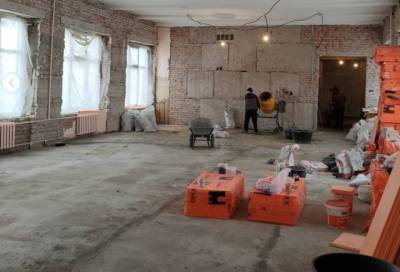 В Приозерском районе идут работы по реновации школы