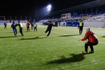 Игорь Бабушкин и астраханские чиновники приняли участие в товарищеском матче по мини-футболу