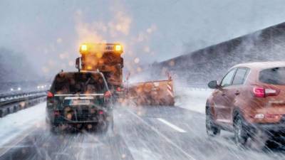На Украину надвигаются сильные снегопады