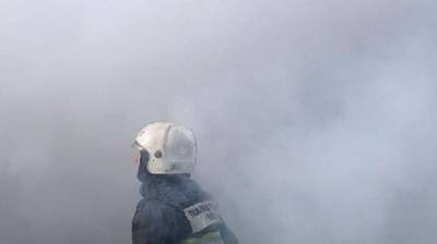 Спасатели пять часов тушили пожар в колонии в Асино