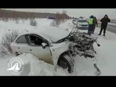 На трассе под Челябинском произошло смертельное ДТП