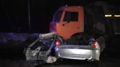 При столкновении с КАМАЗом погиб водитель легкового автомобиля