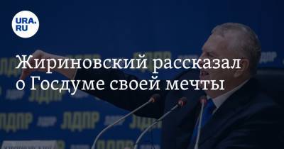 Жириновский рассказал о Госдуме своей мечты