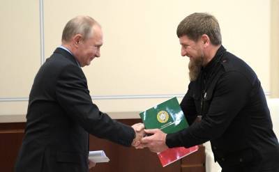 Путин поздравил главу Чечни с ликвидацией группировки Бютукаева
