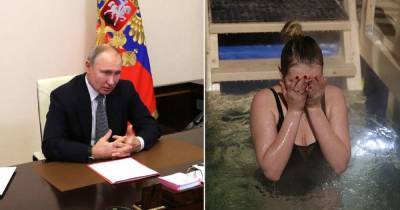 Путин спросил министров о самочувствии после крещенских купаний