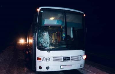 На Прикарпатье автобус сбил пешехода: Мужчина умер в больнице