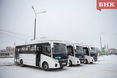 В Сыктывкаре на маршрут №174 вышли три новых автобуса