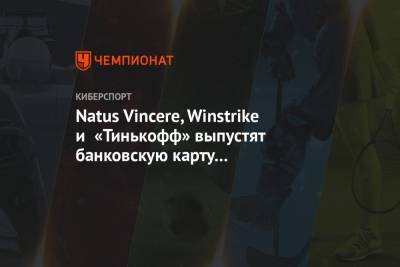 Natus Vincere, Winstrike и «Тинькофф» выпустят банковскую карту для геймеров