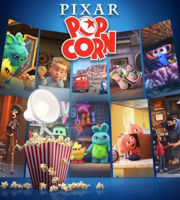 Disney опубликовал трейлер сборника короткометражек Pixar Popcorn, в который войдут 10 историй с героями Toy Story, Finding Nemo, Cars, The Incredibles