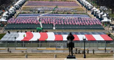 Флаги вместо людей: инаугурация Байдена пройдет в пустом, объятом страхом Вашингтоне