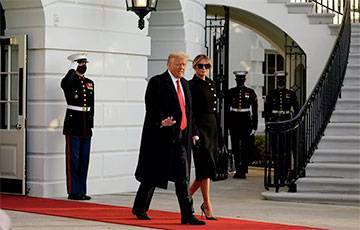 Дональд Трамп - Меланья Трамп - Джо Байден - Трамп и его супруга Меланья покинули Белый дом - charter97.org - шт.Флорида
