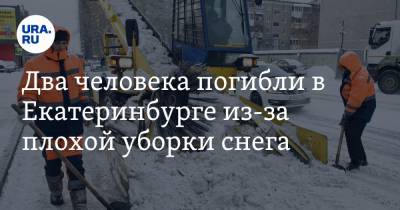 Два человека погибли в Екатеринбурге из-за плохой уборки снега. ГИБДД устроила разнос мэрии