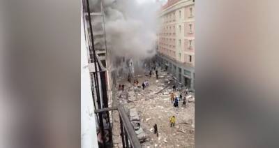 Мощный взрыв произошел в Мадриде