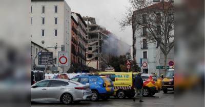 Мощный взрыв в центре Мадрида разрушил 8-этажный жилой дом