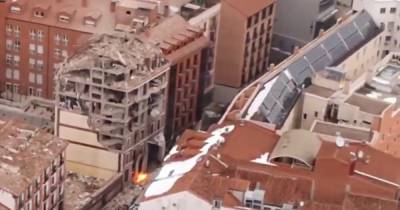 В центре Мадрида взорвался жилой дом, есть погибшие (видео)
