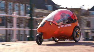 Нидерландская компания представила трехколесный электромобиль LEF: детали