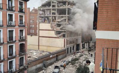 Взрыв в жилом доме в Мадриде: есть погибшие и пострадавшие
