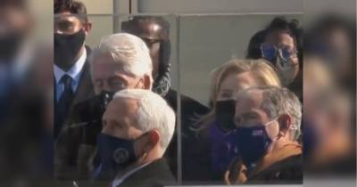 "Уснувший" на инагурации Байдена Билл Клинтон нарвался на буллинг