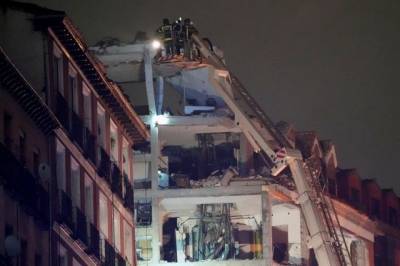 Власти Мадрида решили снести верхние этажи здания, где произошёл взрыв