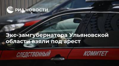 Экс-замгубернатора Ульяновской области взяли под арест