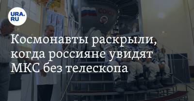 Космонавты раскрыли, когда россияне увидят МКС без телескопа