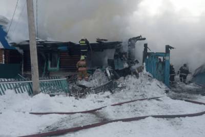 Житель Башкирии погиб при пожаре в своем доме