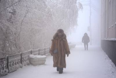 Самая низкая температура в Якутии зафиксирована на отметке минус 58 градусов