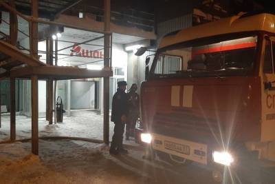 В Иванове под утро загорелся офис в торговом центре «Ашан»