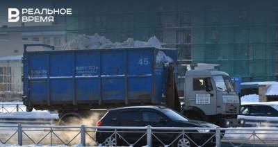 За сутки с улиц Казани вывели более 30 тысяч тонн снега
