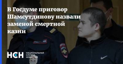 В Госдуме приговор Шамсутдинову назвали заменой смертной казни