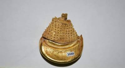 На Закарпатье археологи обнаружили уникальное золотое украшение: фото