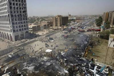 В Багдаде смертники подорвали две бомбы на многолюдном рынке: видео со взрывом