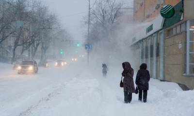МЧС: мощный снегопад обрушится на Карелию