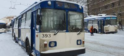 Подаренные Санкт-Петербургом троллейбусы начнут ездить по Петрозаводску в феврале