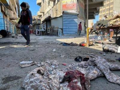 Боевики-смертники атаковали оживлённый рынок в центре Багдада