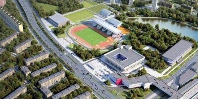 Основные работы по реконструкции стадиона "Москвич" планируют выполнить до конца года