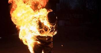 Житель Вытегорского района попытался заживо сжечь собутыльника