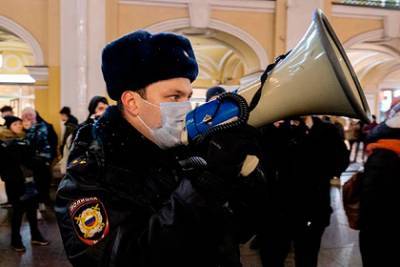 В МВД пригрозило наказать агитаторов несогласованных акций 23 января