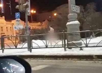 Девушки спасли абсолютно голого парня, который бегал по Екатеринбургу в 20-градусный мороз