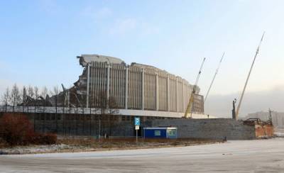 Высота ледовой арены на месте бывшего СКК «Петербургский» может достичь 60 метров