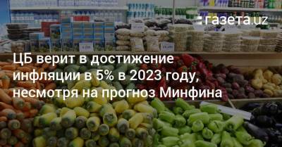 ЦБ верит в достижение инфляции в 5% в 2023 году, несмотря на прогноз Минфина