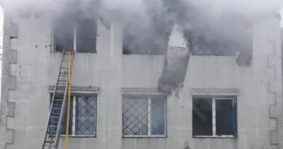 В Харькове загорелся дом престарелых, погибли не менее 15 человек